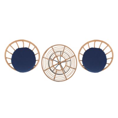 Lersa 3 Piece Outdoor Lounger Set