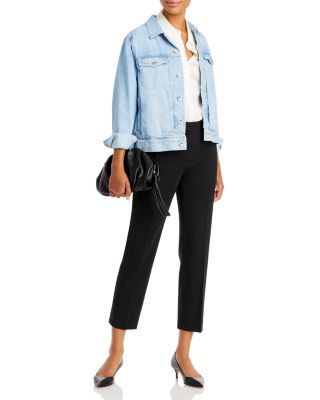 Treeca Wool-Blend Cropped Pants