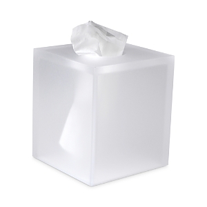 Mike And Ally Frost Sky Tissue Box In Frosted White