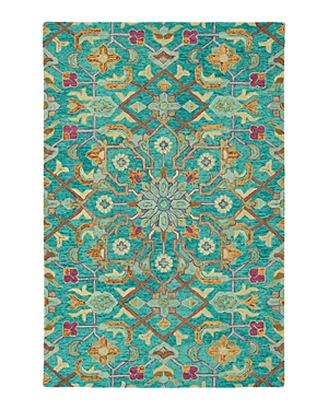 Kaleen Chancellor Cha11 Area Rug, 2' X 3' In Teal