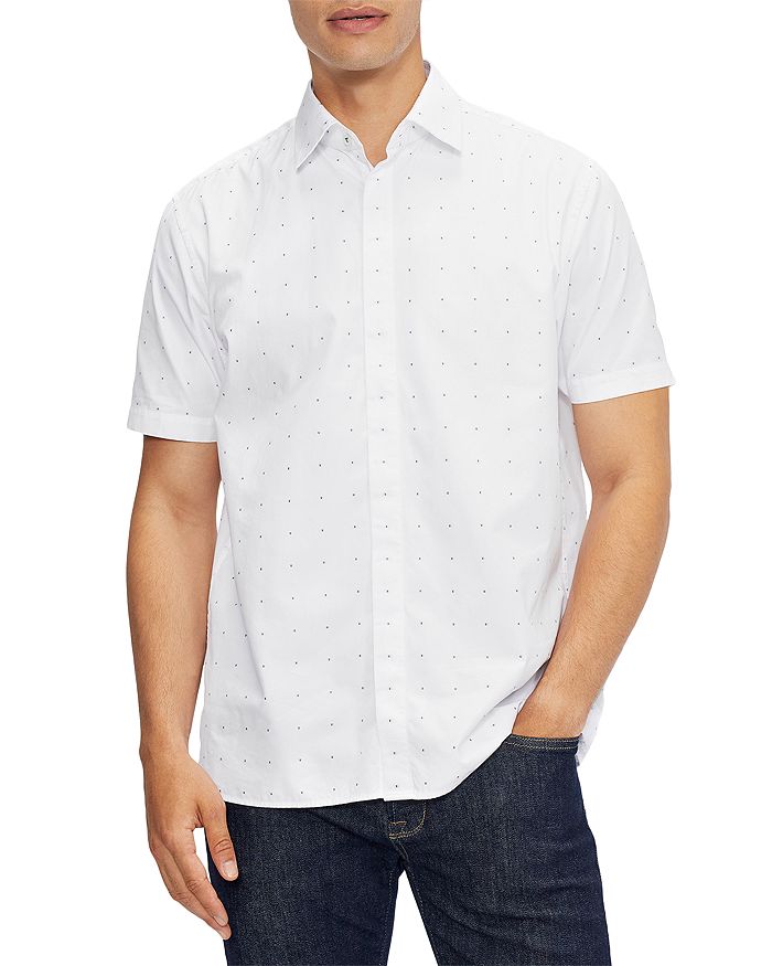 Ted Baker Short Sleeve Dobby Shirt | Bloomingdale's