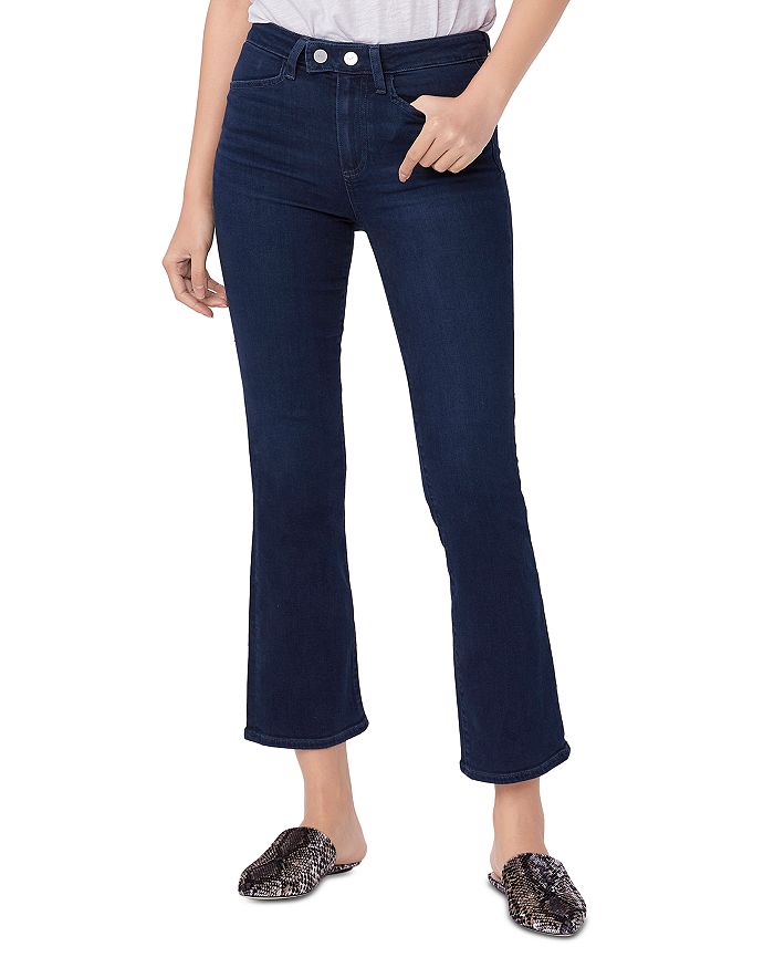 PAIGE Claudine High-Rise Crop Flare Jeans