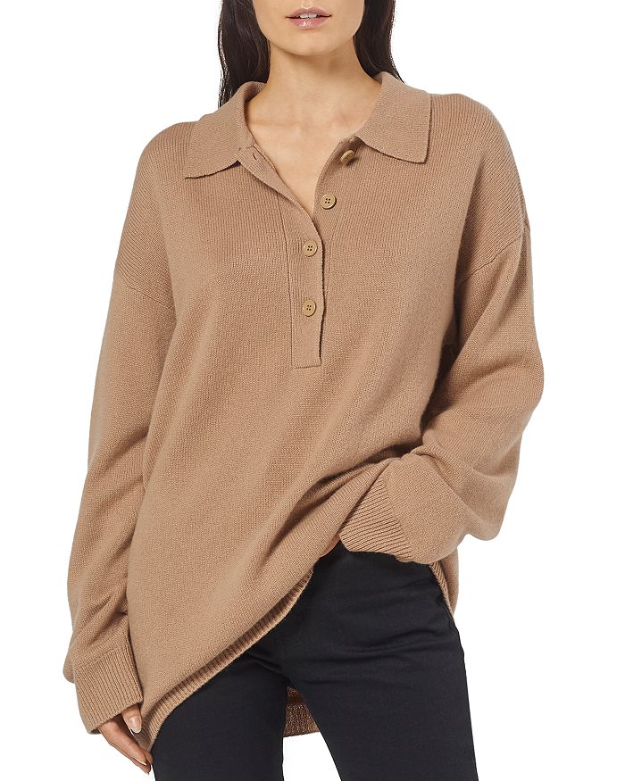 Equipment Lenna Cashmere Polo Sweater Bloomingdale s