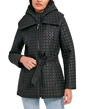 Dawn Levy Morgan Belted Quilted Coat