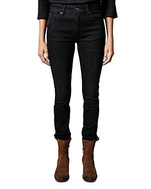 Shop Zadig & Voltaire Ever Skinny Jeans In Anth