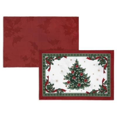 Toy's Delight Engineered Reversible Placemats, Set of 4