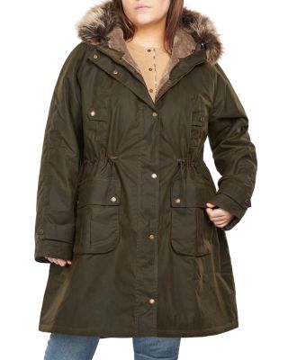 plus size parka coat