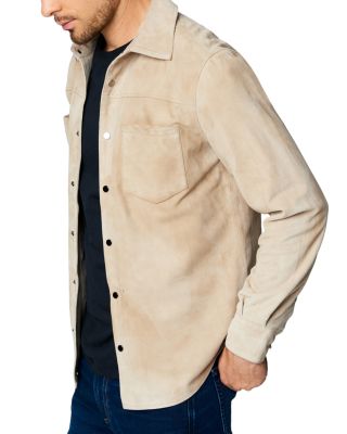 Leather Shirt Jacket