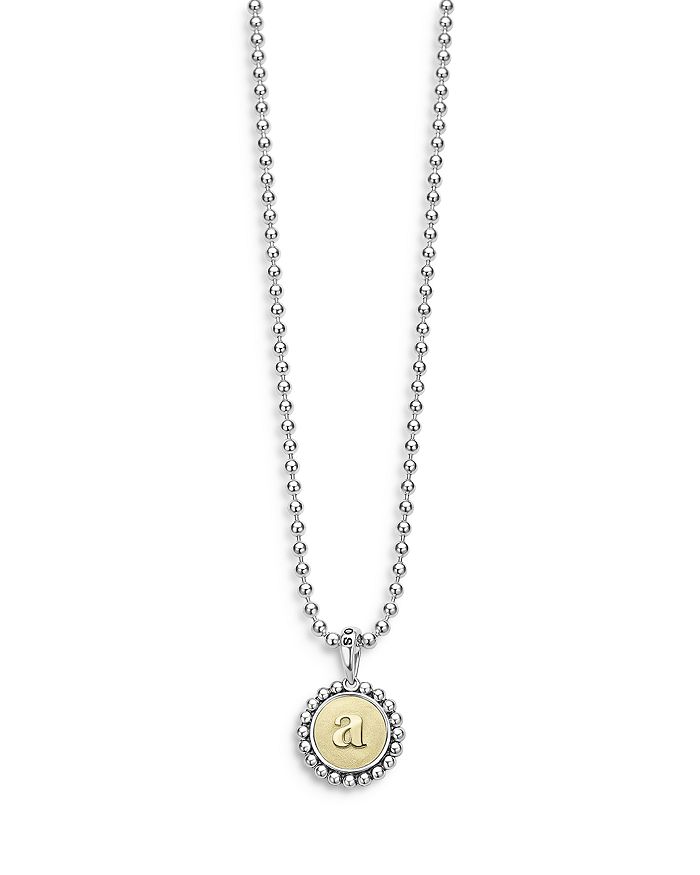 Bloomingdales shop initial necklace