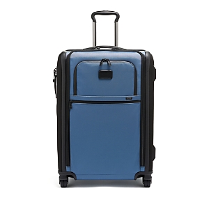 Shop Tumi Alpha 3 Short Trip Expandable 4-wheel Packing Case In Storm Blue