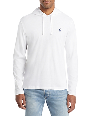 Shop Polo Ralph Lauren Hooded Tee In White