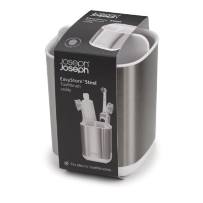 EasyStore™ Steel Toothbrush Holder