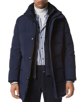 Andrew Marc - Shelton Cool Touch Regular Fit Quilted Down Parka with Removable Shearling Trimmed Bib