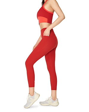Sweaty Betty Power Workout High Waist 7/8 Leggings In Cardinal R