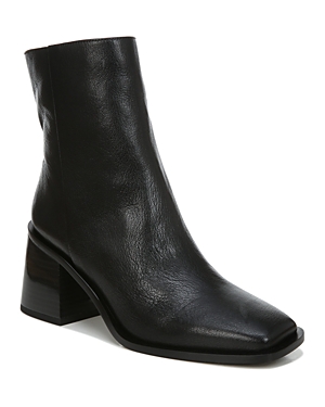 Sam Edelman Wells Womens Block Heel Ankle Boots In Black