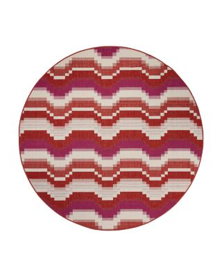 Kaleen Pianta Round Area Rug, 5'3 x 5'3