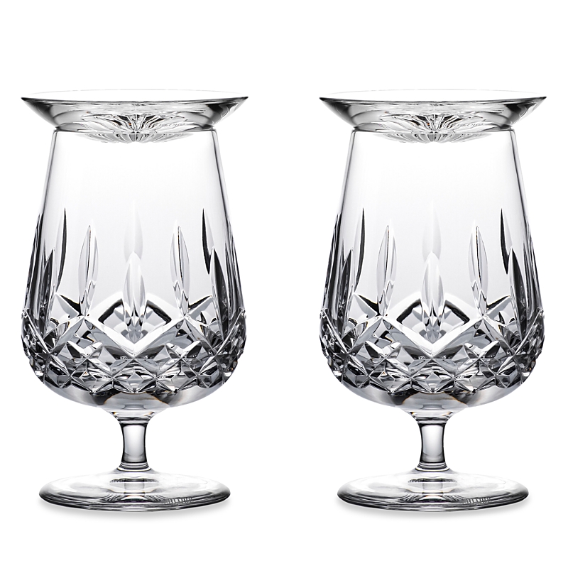 Waterford Connoisseur Lismore Rum Snifter & Tasting Cap, Set Of 2