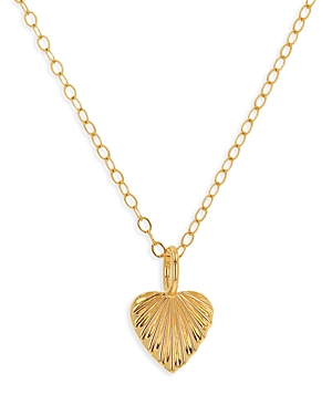 Moon & Meadow 14k Yellow Gold Heart Pendant Necklace, 17