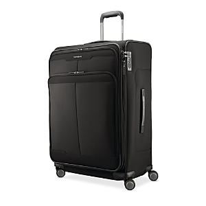 Samsonite Silhouette 17 Medium Expanable Spinner Suitcase In Black ...