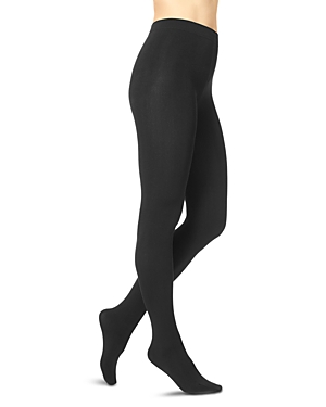 Hue Blackout Tights With Control Top In Black