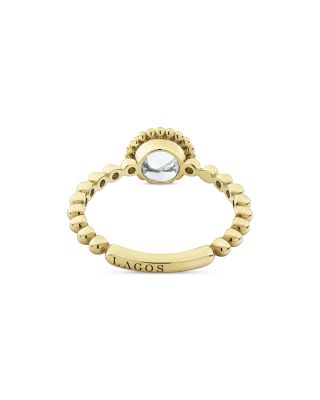 18K Yellow Gold Covet Gold Rose Cut Diamond Stack Ring