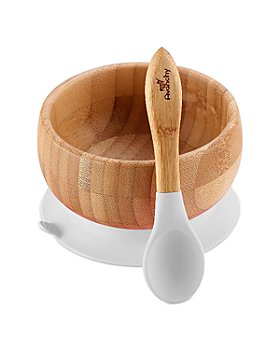 Avanchy - Bamboo Suction Baby Bowl and Spoon - Ages 4 months+