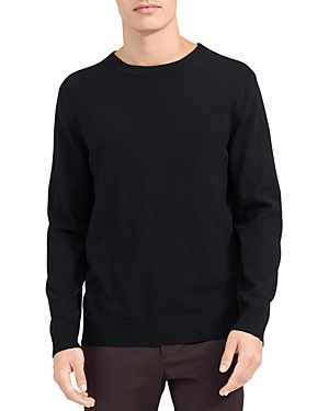 Theory Hilles Cashmere Knit Crewneck Sweater In Navy