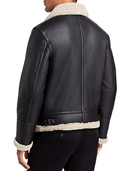 Bloomingdales Men Clothing Jackets Leather Jackets Arrowtown Shearling & Leather Jacket 