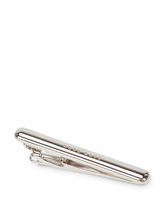 hugo boss silver tie clip