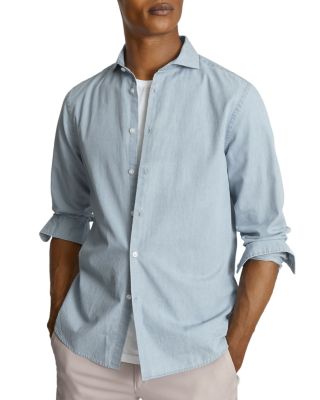 REISS Men's Casual Button Down Shirts 