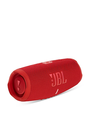 Jbl Charge 5 Waterproof Bluetooth Speaker - Blue In Red