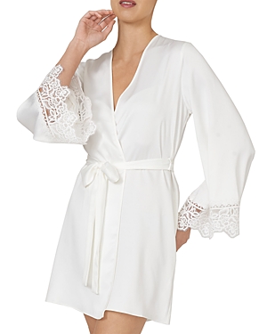 Shop Rya Collection Rosey Cover Up Wrap Robe In Ivory