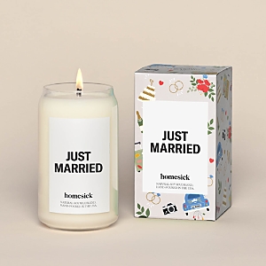 Homesick Just Married Candle 13.75 Oz. In White