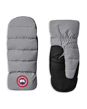 Canada Goose Reflective Down Mitts In Gray