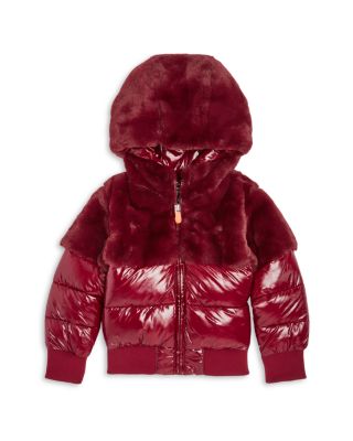 Save The Duck Girls' Bonnie Faux Fur 