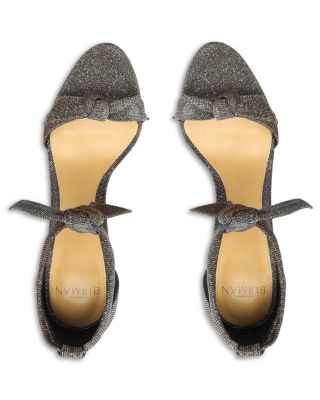 Women's Clarita Glitter Ankle Strap High Heel Sandals