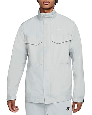 Nike Sportswear M65 Full Zip Jacket In Light Gray