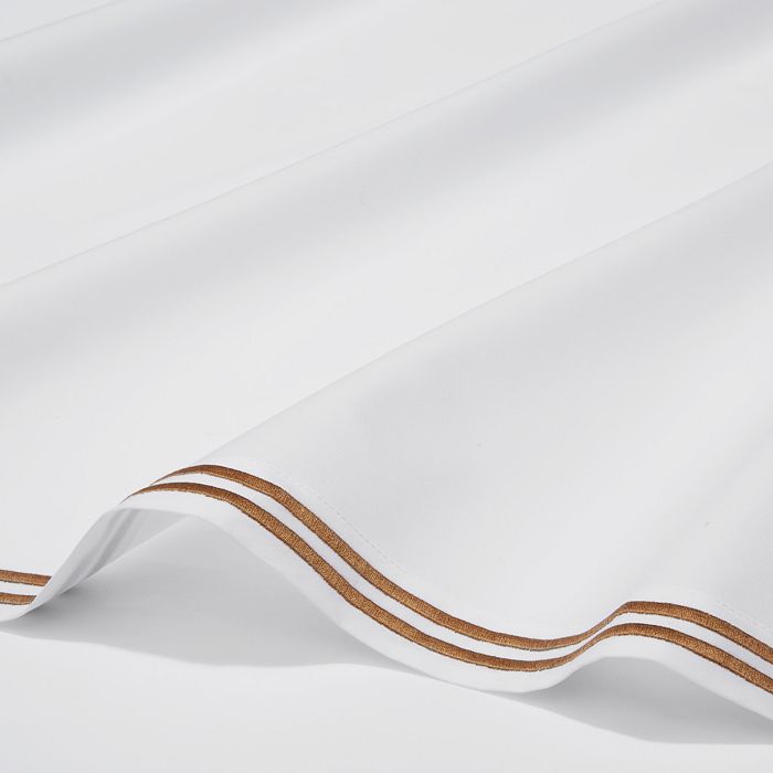 Shop Hudson Park Collection Italian Percale King Flat Sheet - 100% Exclusive In Champagne