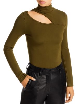 cutout turtleneck