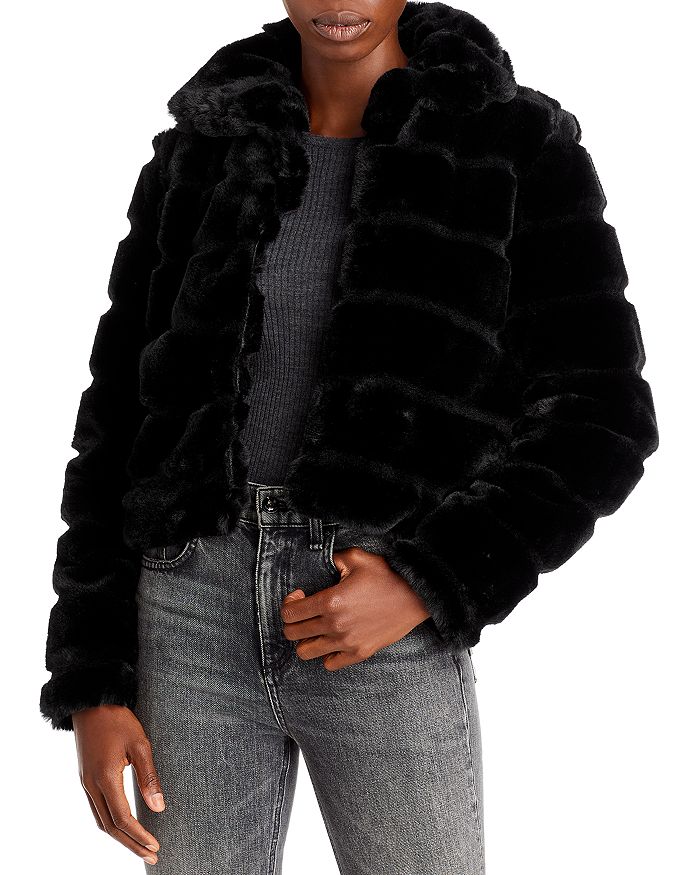 Black Fur Coat - Bloomingdale's