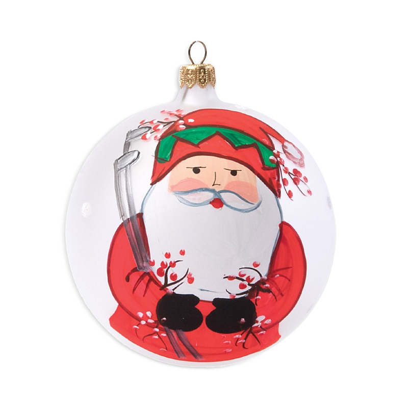 Vietri Old St. Nick Golfing Ornament In Multi
