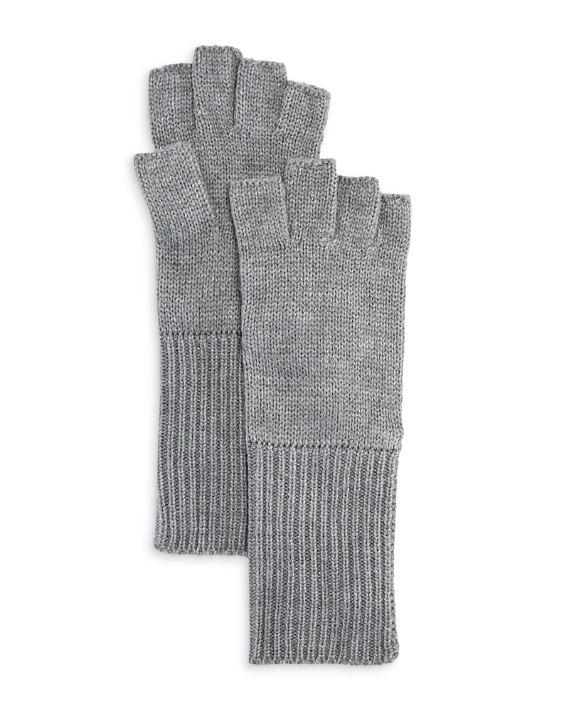 Aqua Fingerless Gloves - Exclusive In Gray