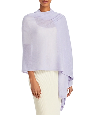 C By Bloomingdale's Cashmere C By Bloomingdale's Oversized Cashmere Wrap - 100% Exclusive In Lilac