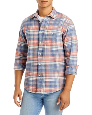 Faherty The Movement Flannel Plaid Regular Fit Button Down Shirt In Autumn Plaid