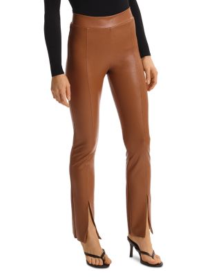 Commando Faux Leather Split Front Pants 