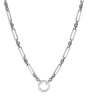 DAVID YURMAN STERLING SILVER LEXINGTON CHAIN LINK NECKLACE, 17,N17136 SS17