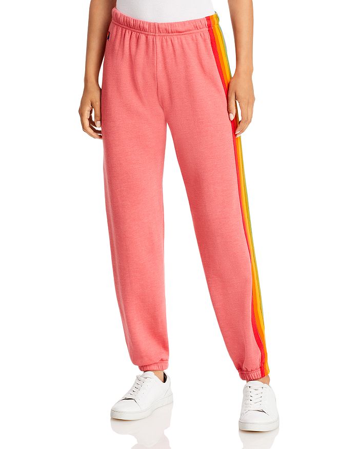 Aviator Nation Striped Jogger Pants | Bloomingdale's