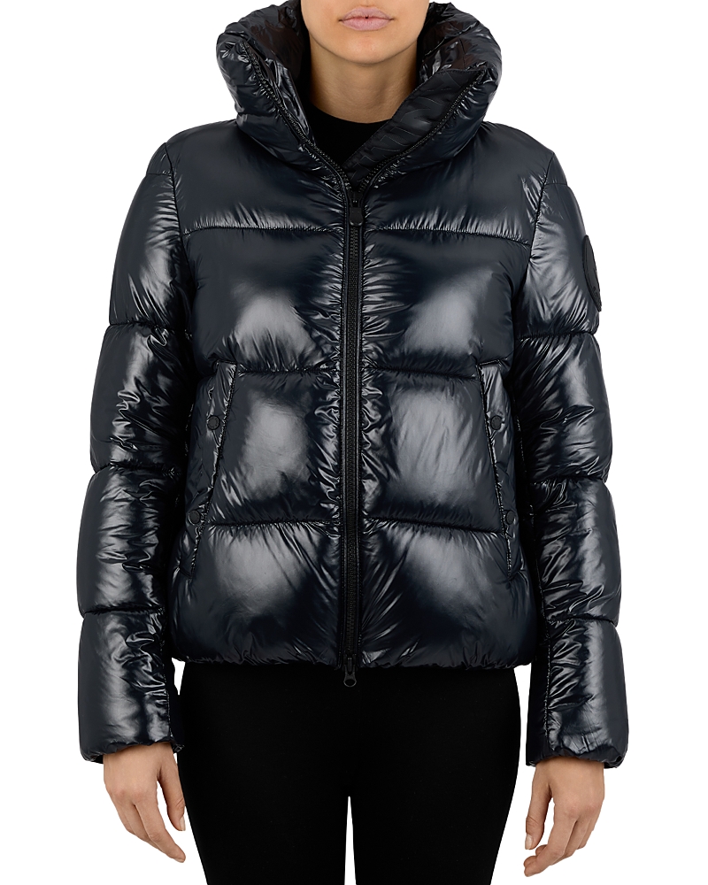 Save The Duck Moma Padded Short Jacket In Black