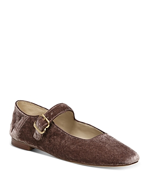 Sam Edelman Michaela Womens Buckle Square Toe Mary Janes In Mauve