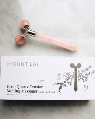 The Rose Quartz Tension Melting Massager for Face &amp; Neck